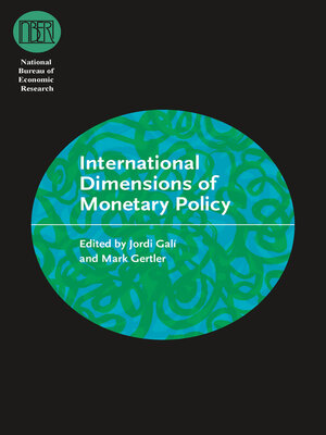 cover image of International Dimensions of Monetary Policy